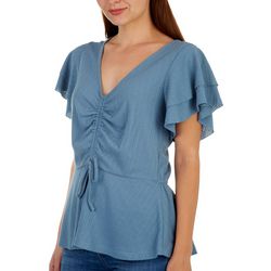 American Rag Womens Ruched Top