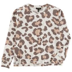 Womens Leopard Pullover Sweater