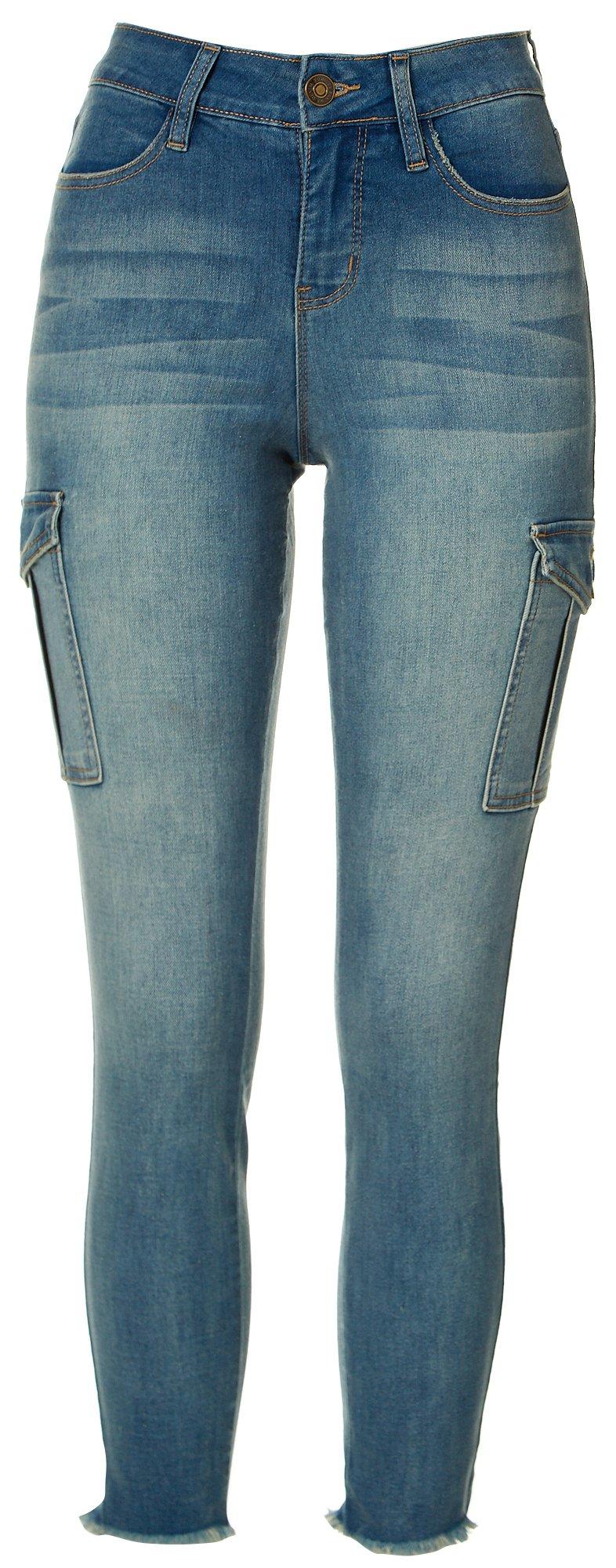 cargo pocket jeans