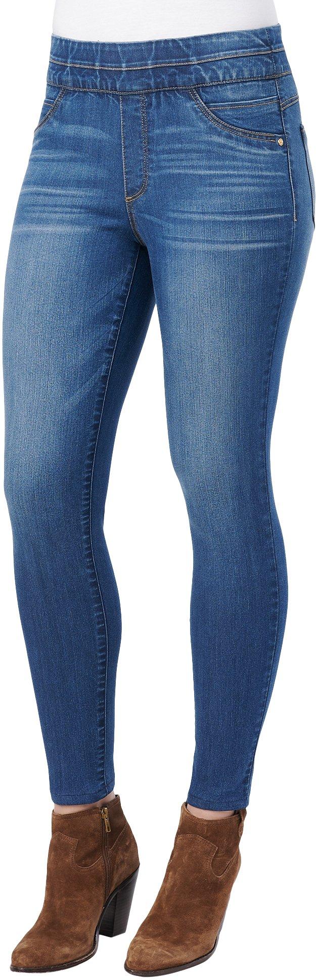MissMissy Womens Casual Color Denim Pants Skinny Elastic Waist Jeggings Ankle Jeans