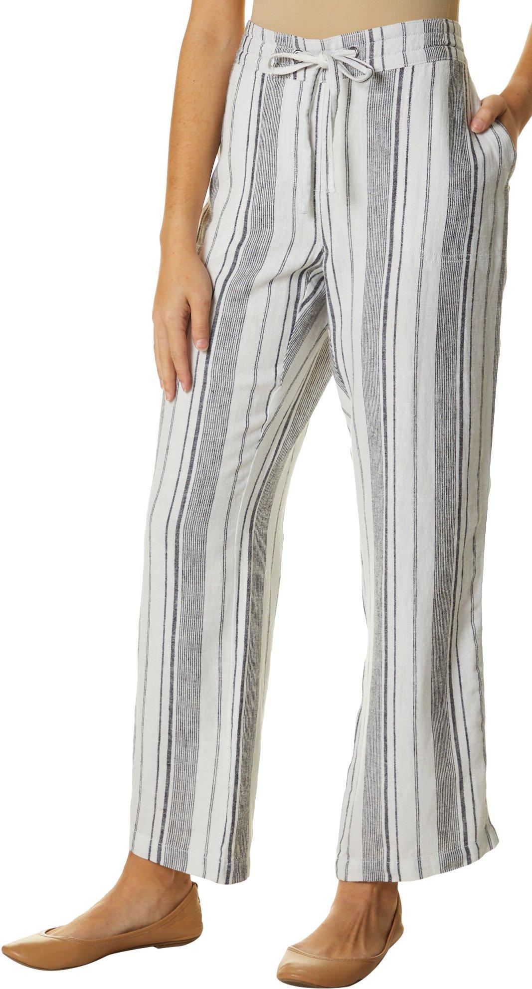 pants with vertical stripes