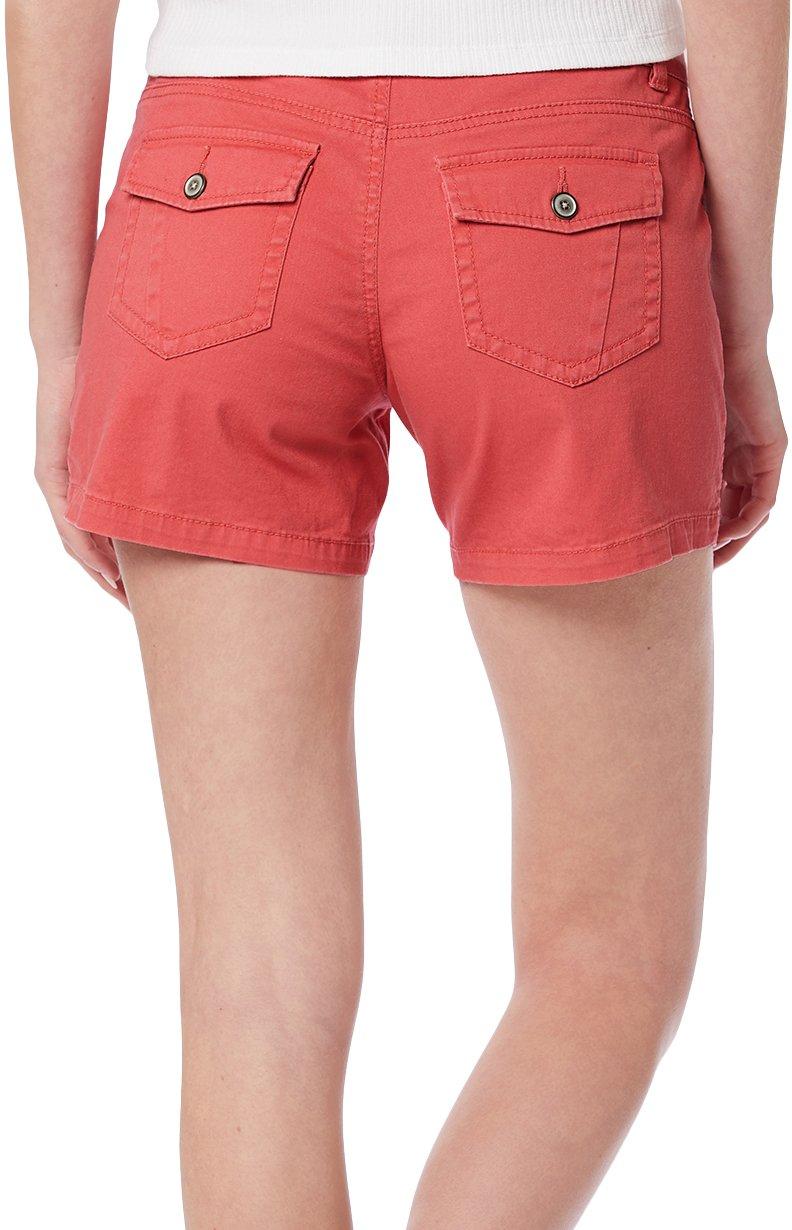 Supplies by Union Bay Womens Alix Twill Shorts 8 Watermelon red