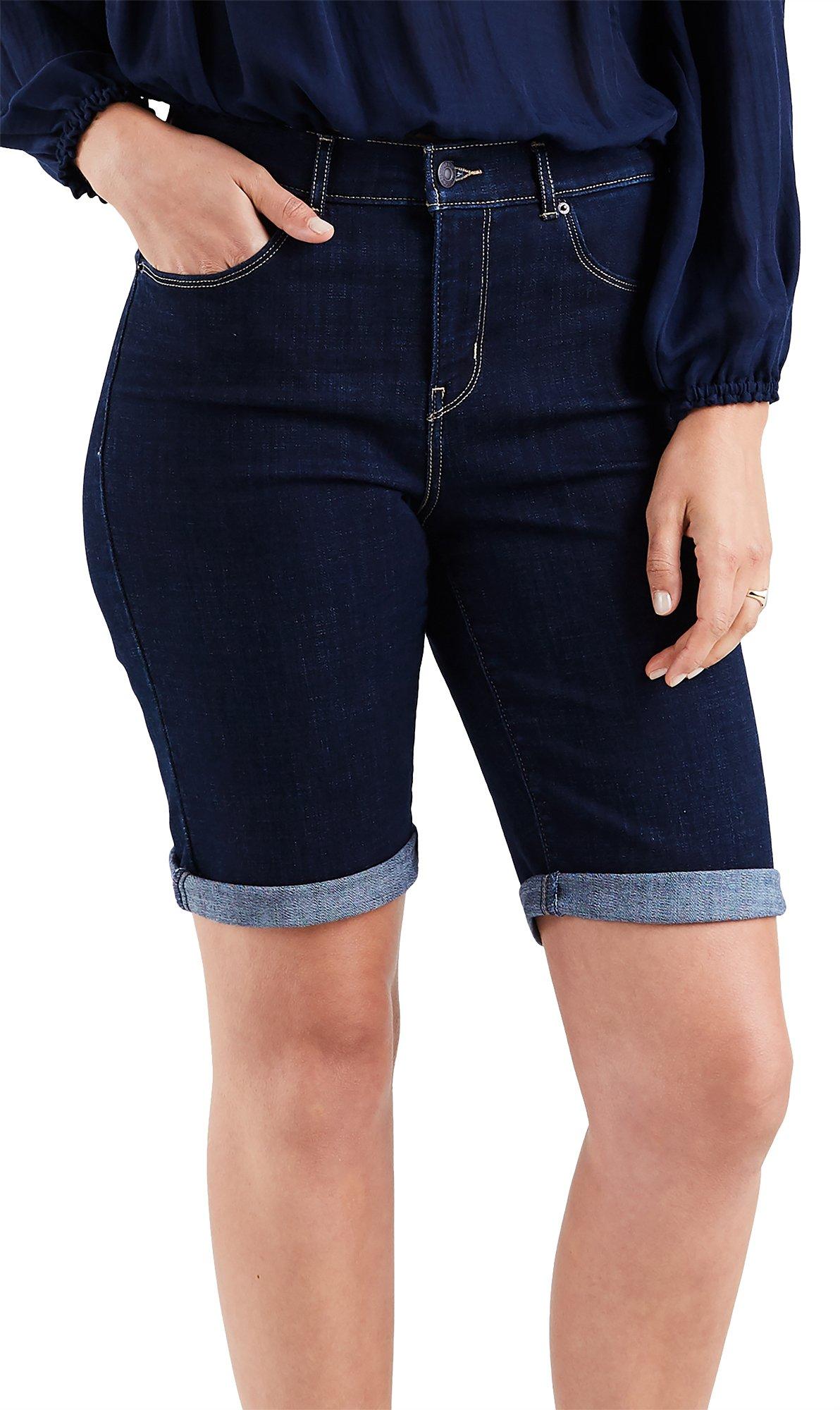 levi's denim bermuda shorts