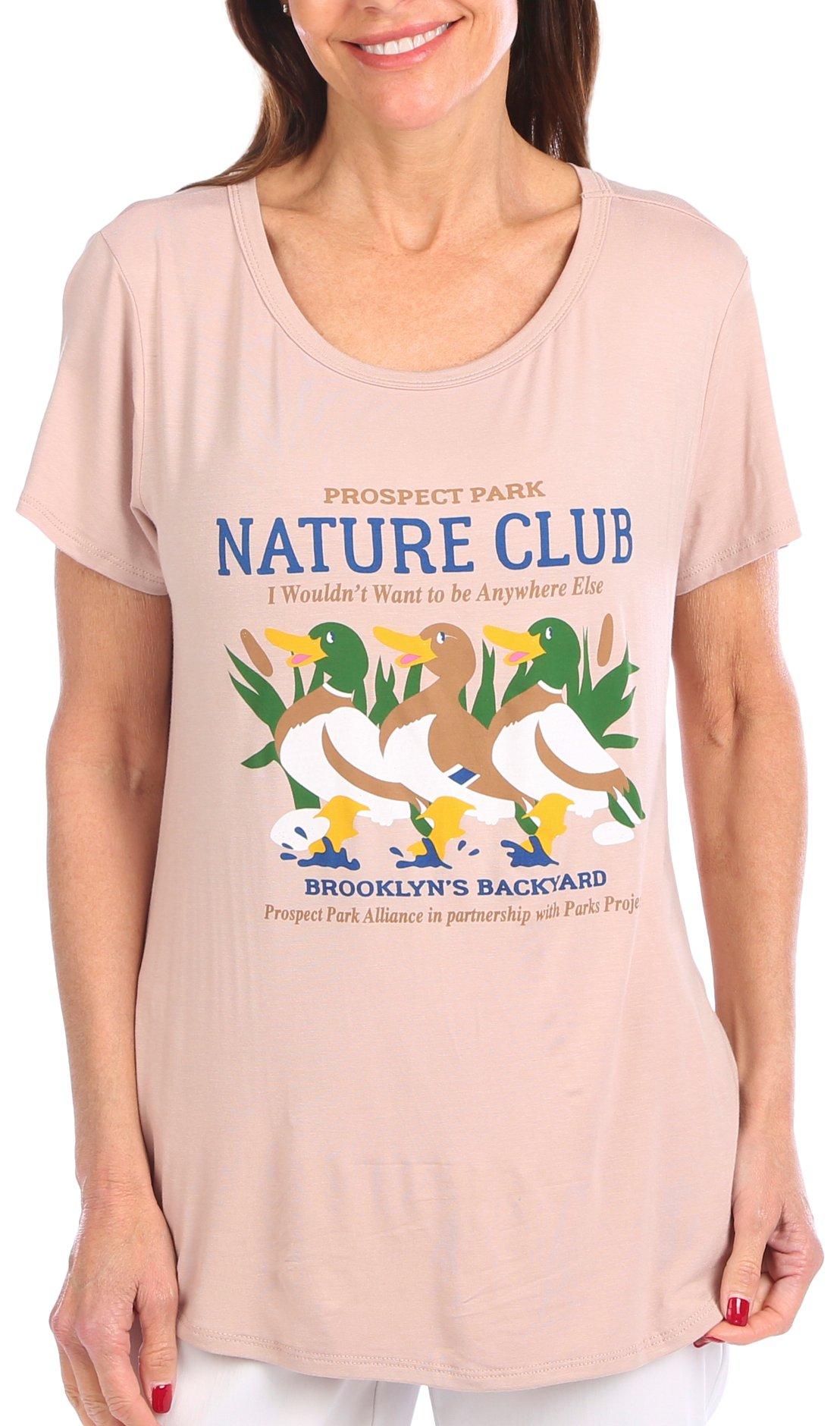 Womens Nature Club Short Sleeve T-Shirt