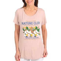 Womens Nature Club Short Sleeve T-Shirt