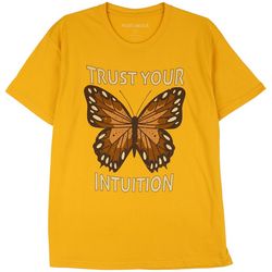 Violets Are Blue Womens Butterfly T-Shirt
