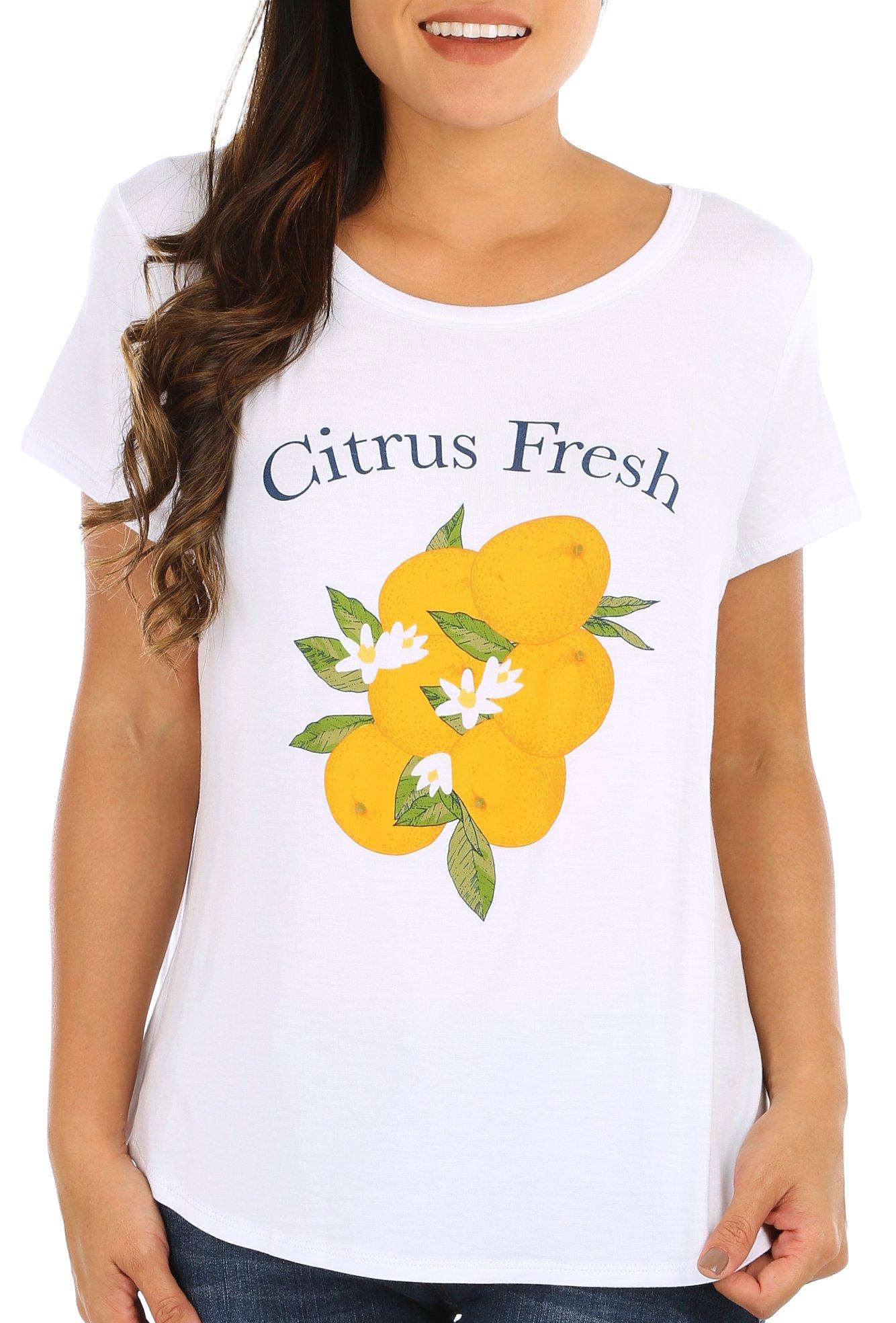 Womens Citrus Fresh Short Sleeve T-Shirt