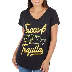 Florida Strong Womens Tacos & Tequila V Neck T-Shirt