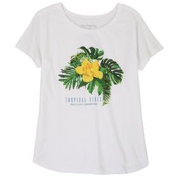 Ana Cabana Womens Tropical Vibes T-Shirt