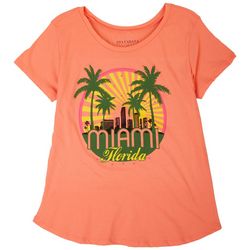 Ana Cabana Womens Miami Scoop T-Shirt