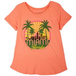 Womens Miami Scoop T-Shirt