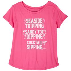 Womens Seaside Tripping  T-Shirt