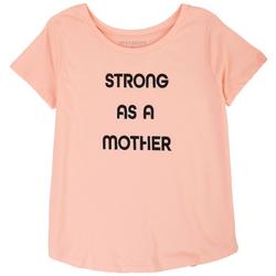 Womens Strong As A Mother T-Shirt