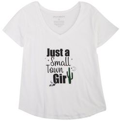 Ana Cabana Womens Just A Small Town Girl T-Shirt