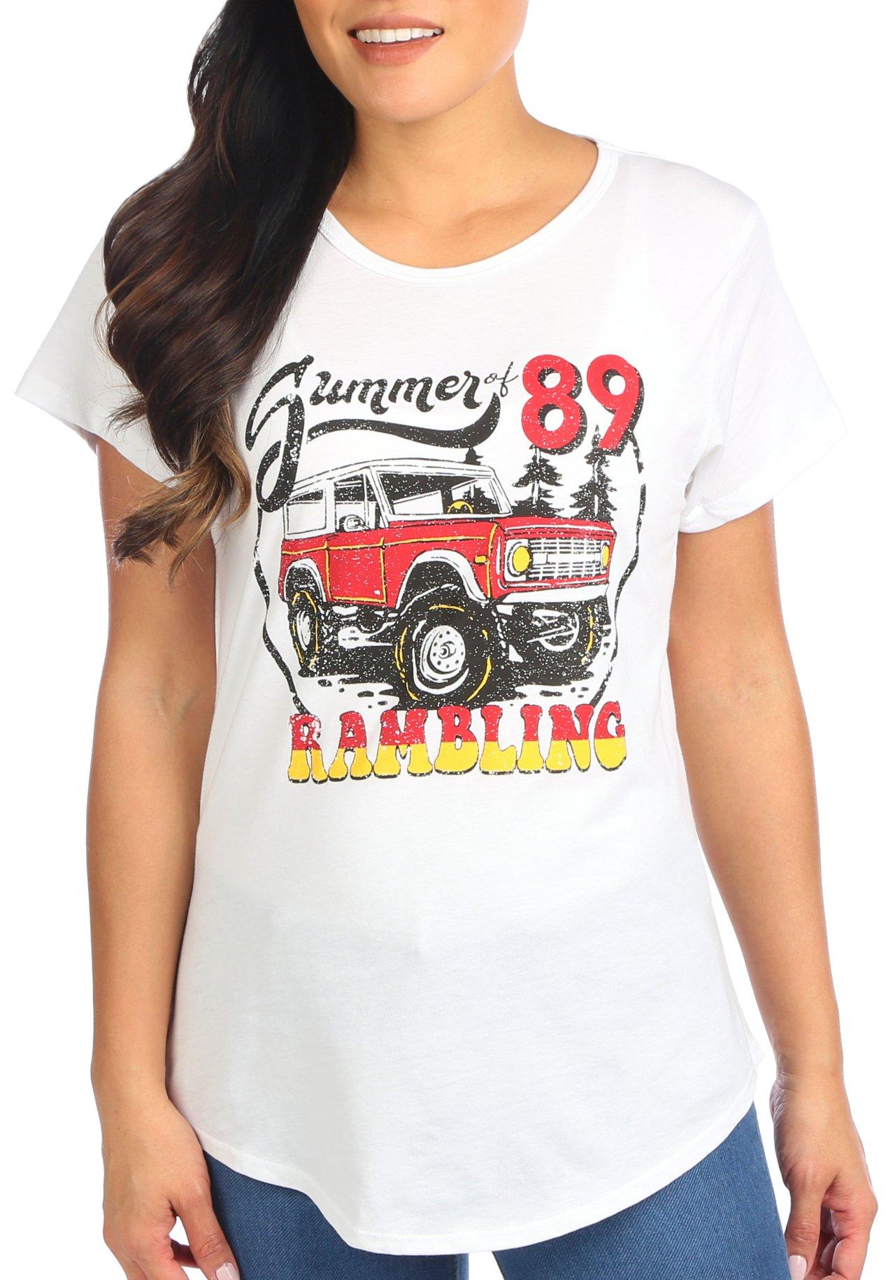 Womens Summer Of 89 Short Sleeve T-Shirt