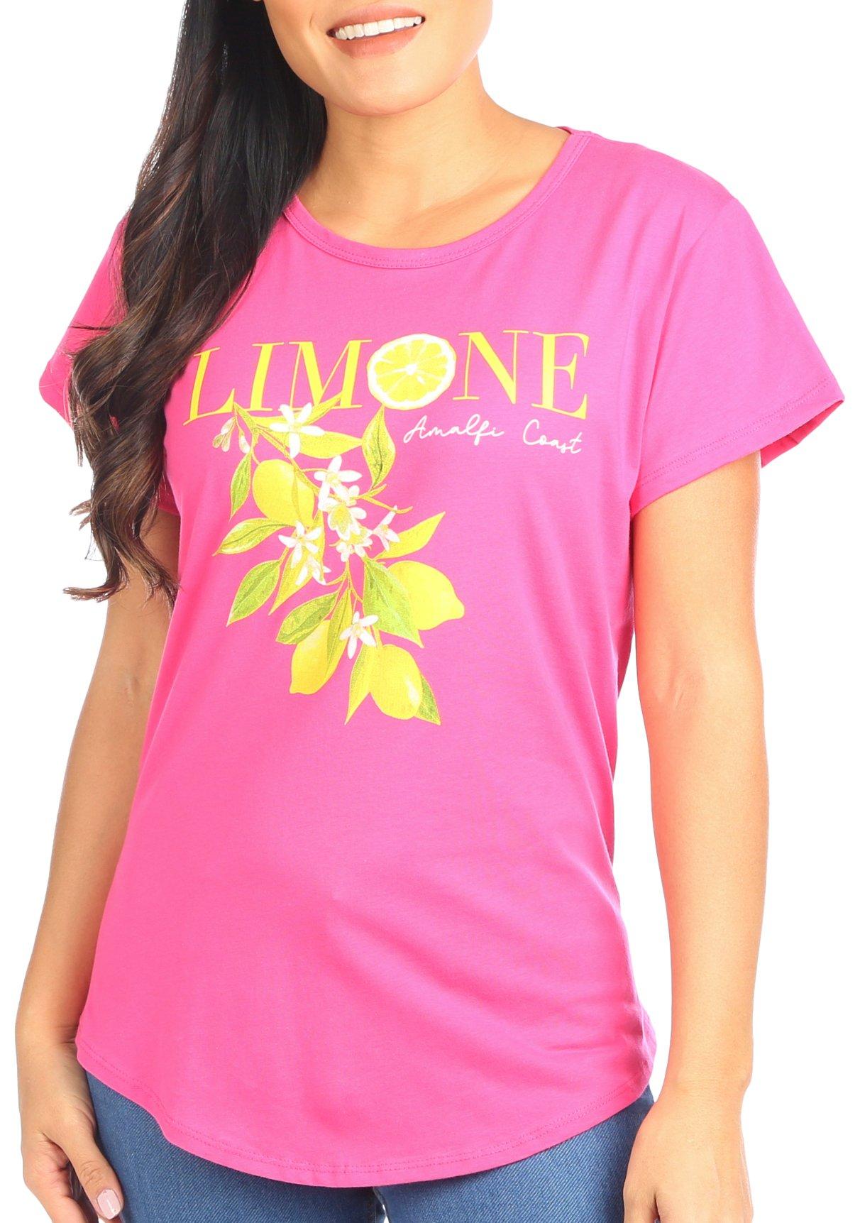 Womens Limone Almafi Coast Short Sleeve T-Shirt