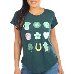 Jantzen Womens St. Patricks Icons Short Sleeve T-Shirt