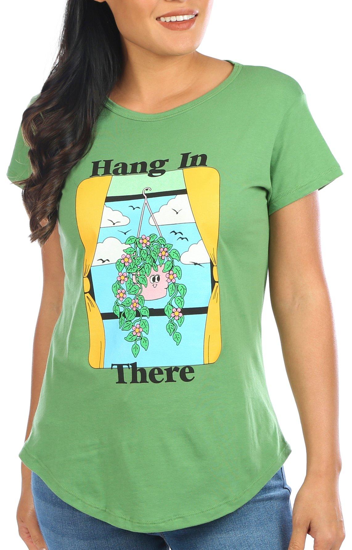 Womens Hang In There Short Sleeve T-Shirt