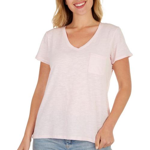 Dept 222 Womens Solid 100% Cotton Luxey Short
