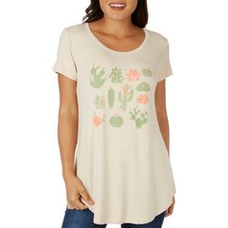 Womens Cactus Collection Short Sleeve Tee