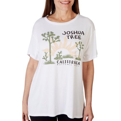 Womens Joshua Tree California Short Sleeve Top