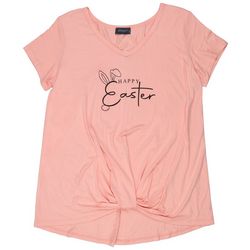 Scarlett Womens Happy Easter Short Sleeve T-Shirt