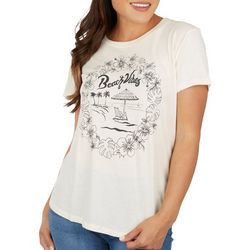 Womens Beach Vibes Short Sleeve T-Shirt