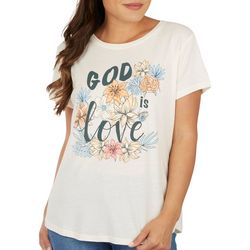 Womens God Is Love Short Sleeve T-Shirt