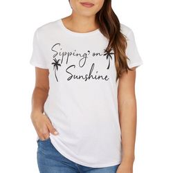 Womens Sip On Sunshine Short Sleeve T-Shirt