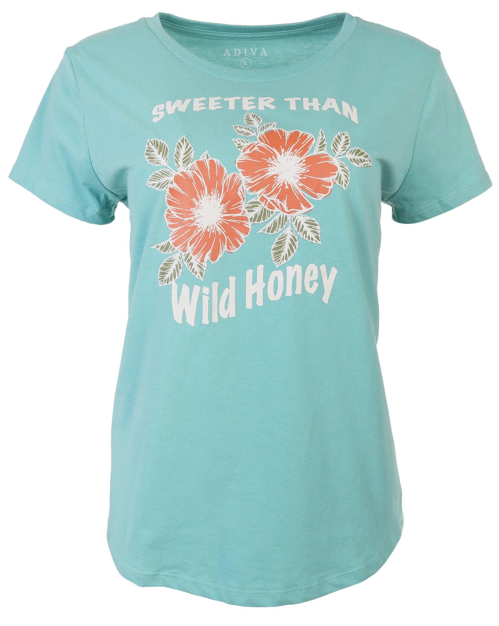 Womens Sweeter Than Wild Honey Short Sleeve T-Shirt