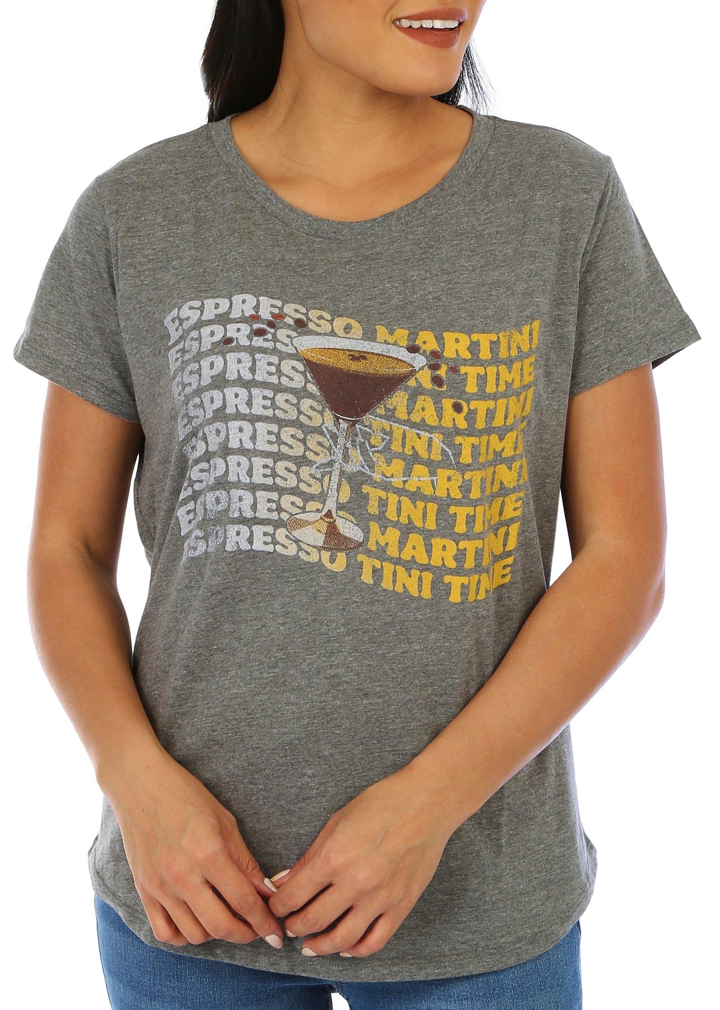 Adiva Womens Espresso Martini Short Sleeve T-Shirt