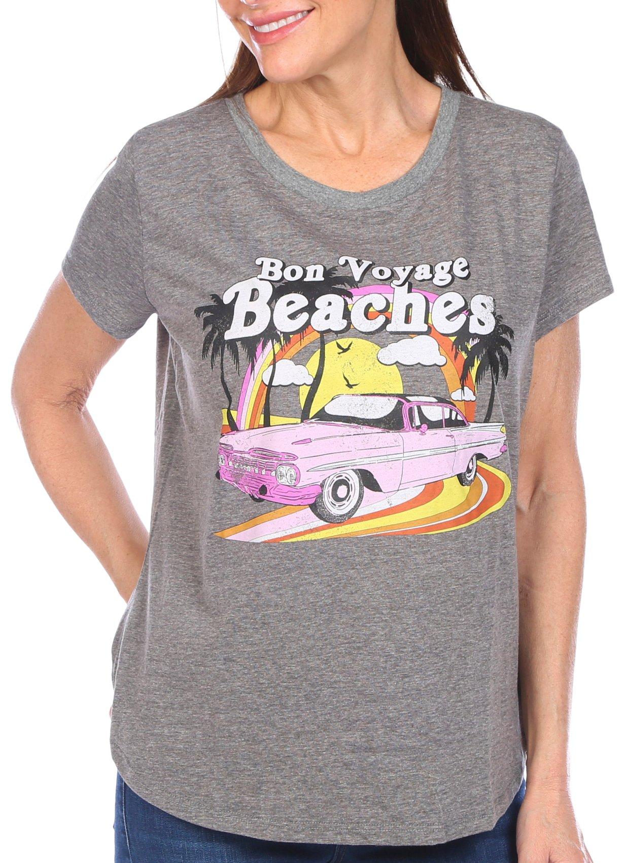 Womens Beaches Short Sleeve T-Shirt