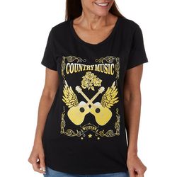 Adiva Womens Country Music Western Short Sleeve T-Shirt