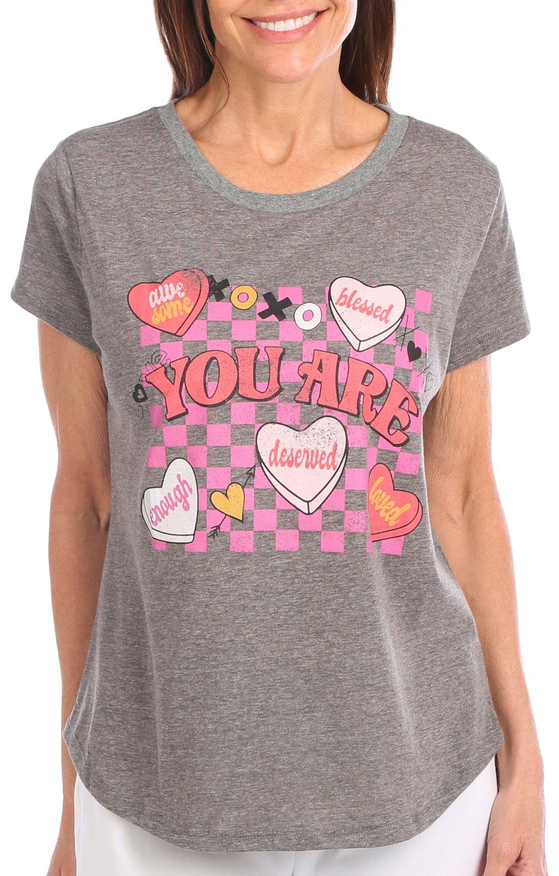 Womens Valentines Sweetheart Short Sleeve T-Shirt