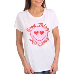 Womens Good Things Are Coming Short Sleeve T-Shirt