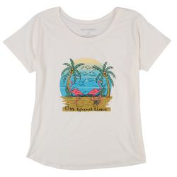 Ana Cabana Womens On Island Time Short Sleeve T-Shirt