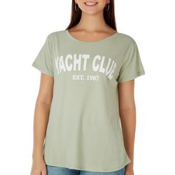 Ana Cabana Womens Yacht Club Short Sleeve T-Shirt