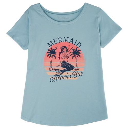 Ana Cabana Womens Mermaid Beach Bar T-Shirt