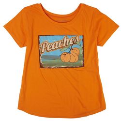 Ana Cabana Womens Peaches Short Sleeve T-Shirt
