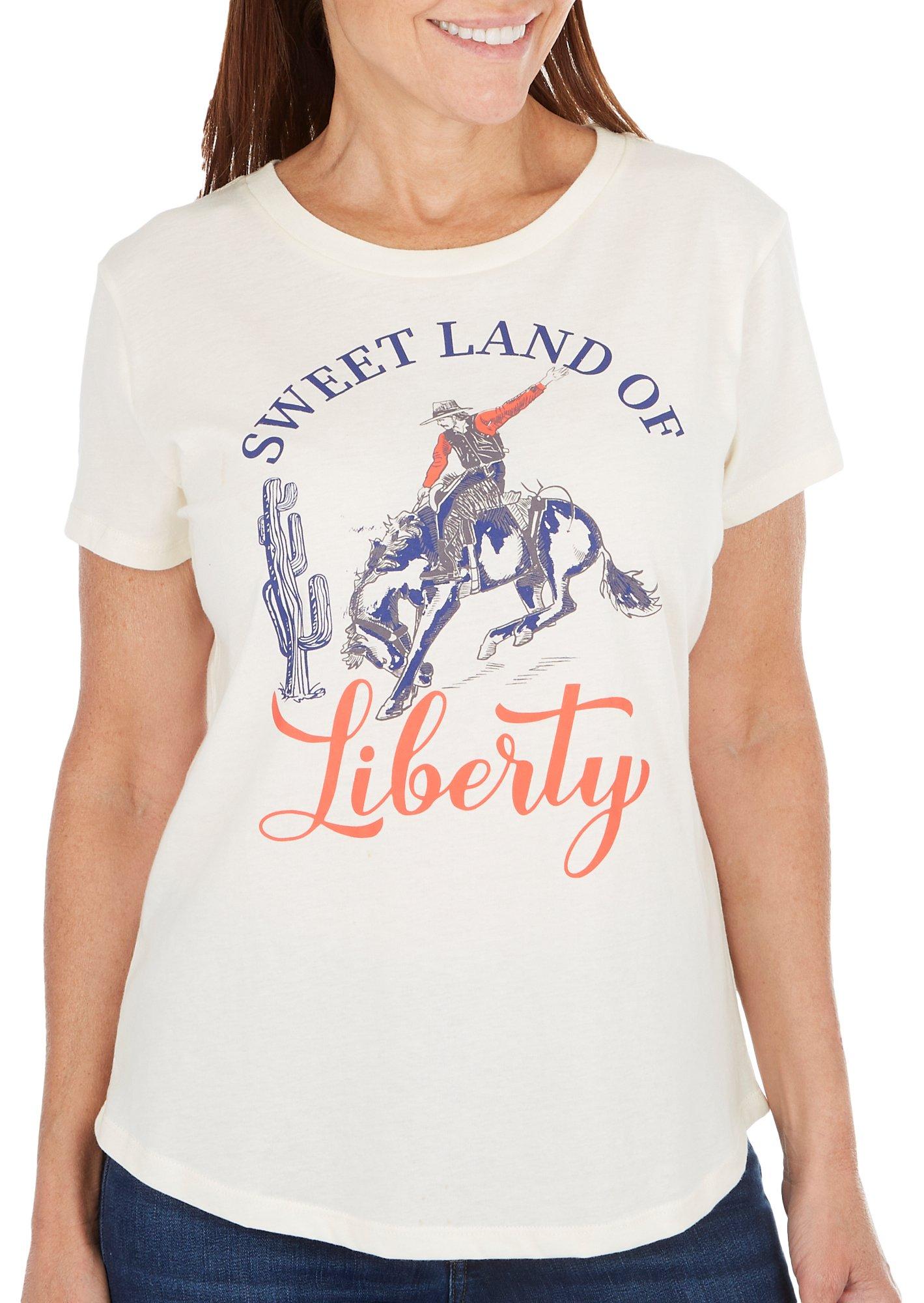 Adiva Womens Liberty Short Sleeve Tee