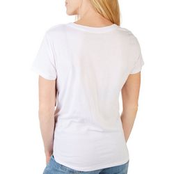 Womens Happy Go Lucky Short Sleeve T-Shirt