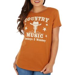 Womens Country Music Short Sleeve T-Shirt