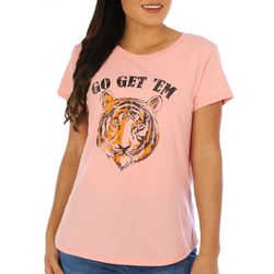 Womens Go Get Em Tiger Short Sleeve T-Shirt
