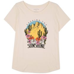 Womens Seek Sunshine Short Sleeve T-Shirt