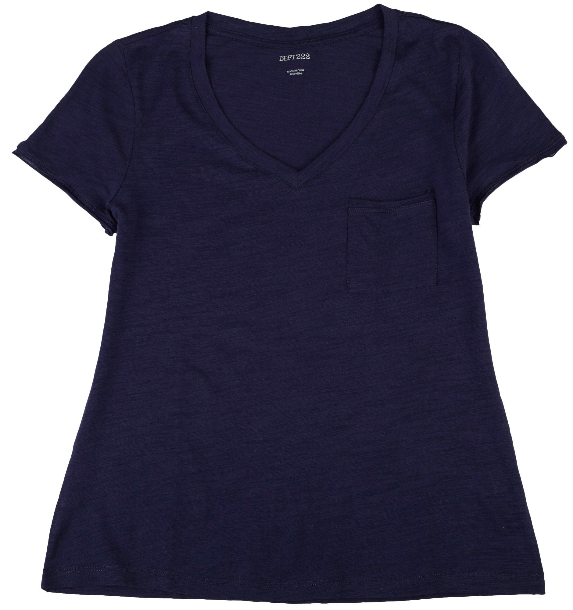 Womens Solid Luxey Short Sleeve Top