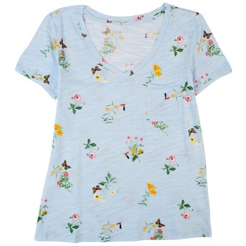 Dept 222 Womens Luxey Floral T-Shirt