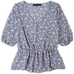 STUNNER Womens  Baby Doll Floral Top