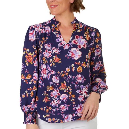 Cooper And Ella Womens Floral Print Long Sleeve