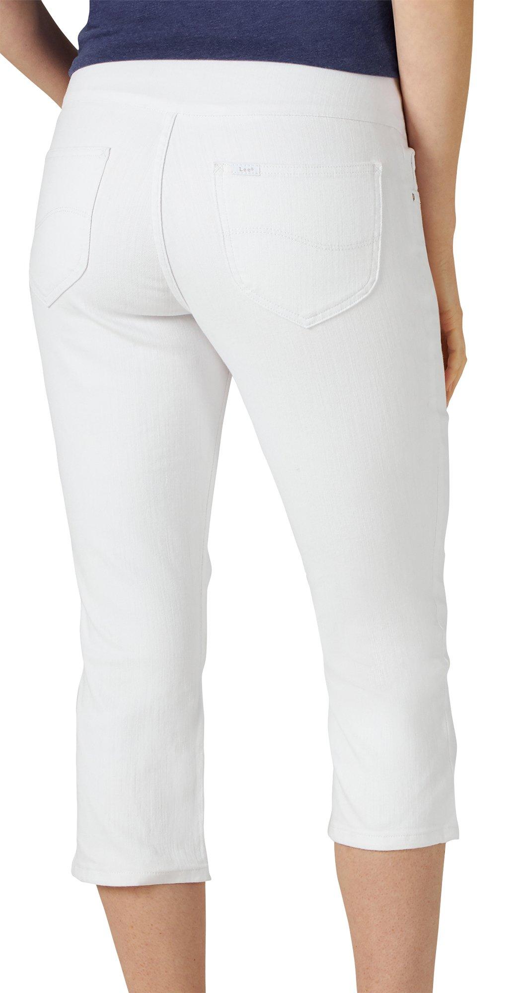 womens pull on jean capris
