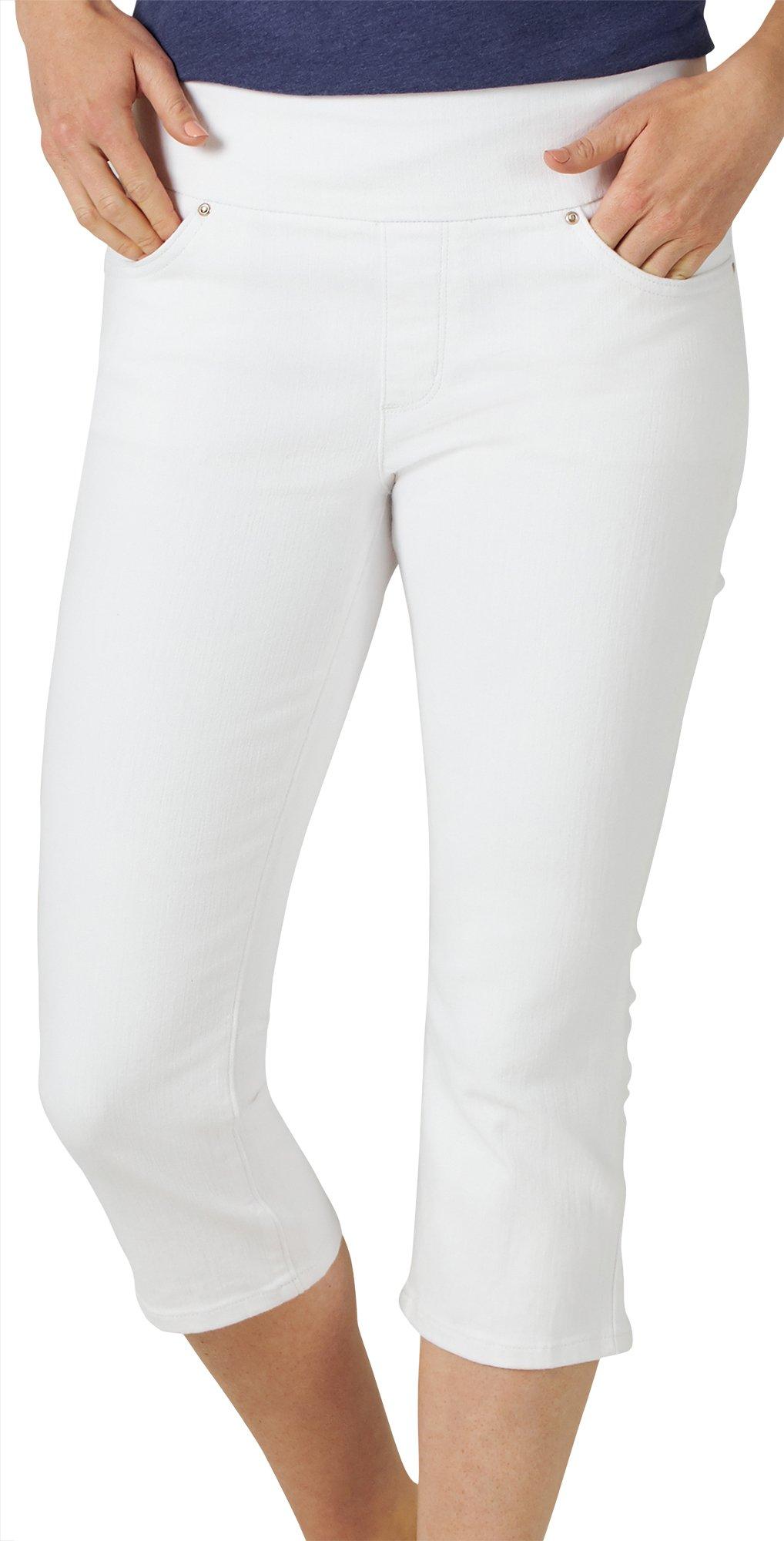 womens pull on capri jeans